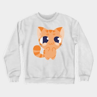 Cute ginger kitty Crewneck Sweatshirt